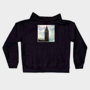 Big Ben London Eye photography London Skyline London Tourism London Landmark london life london lover london vacation Kids Hoodie